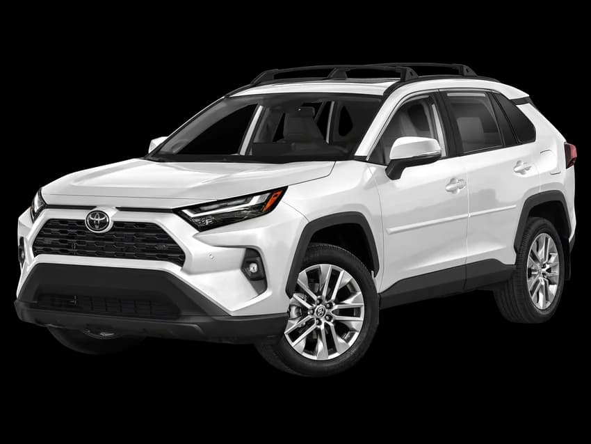 White Toyota RAV4 XLE